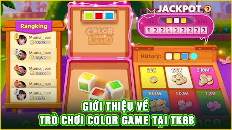 giới thiệu về trò chơi color game tại tk88