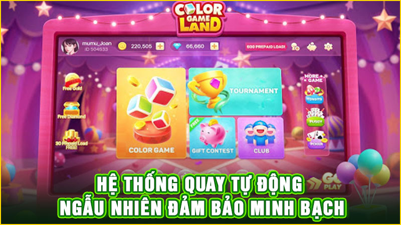 hệ thống quay tự động ngẫu nhiên đảm bảo minh bạch