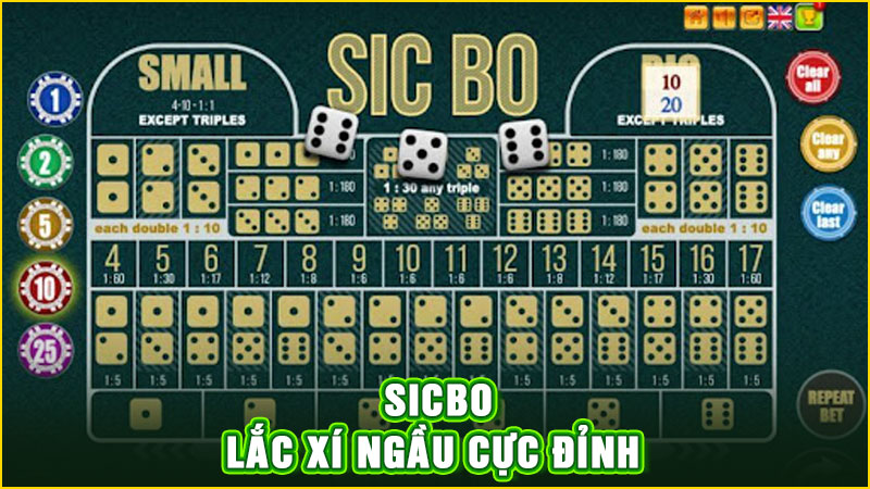 sicbo - lắc xí ngầu cực đỉnh